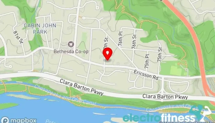 map of Level Fitness Fitness center, Gym, Personal trainer, Physical fitness program, Pilates studio in Cabin John