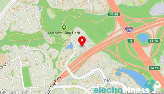 map of Life Time Gym, Basketball court, Fitness center, Indoor cycling, Indoor swimming pool, Personal trainer, Pickleball court, Pilates studio, Swimming instructor, Yoga studio in Gaithersburg