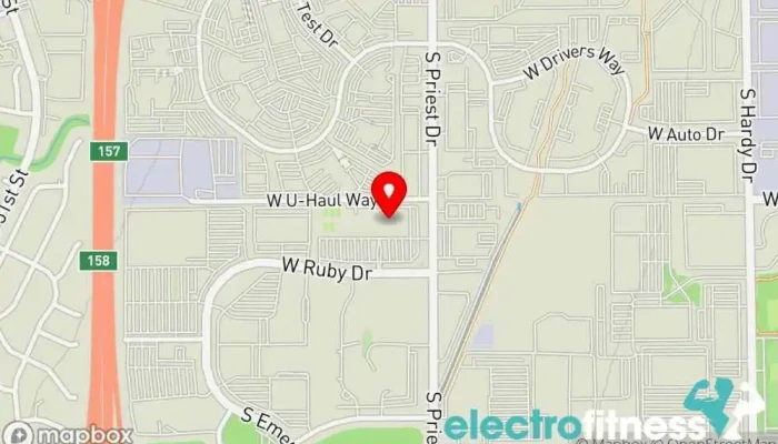 map of Life Time Gym, Fitness center, Indoor cycling, Personal trainer, Pickleball court, Pilates studio, Rock climbing gym, Swimming instructor, Tennis court, Yoga studio in Tempe