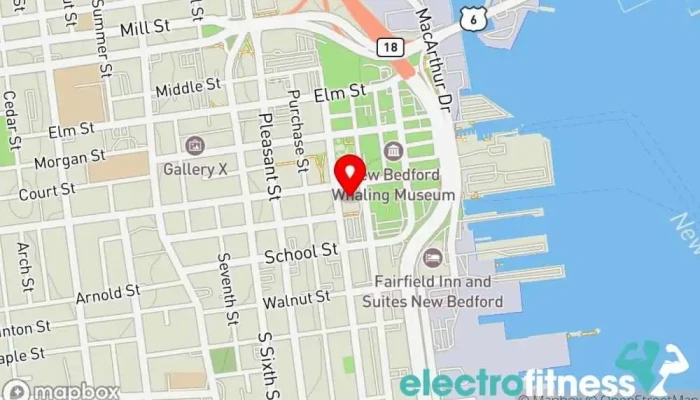 map of LiteWeights Fitness Personal trainer, Weight loss service in New Bedford