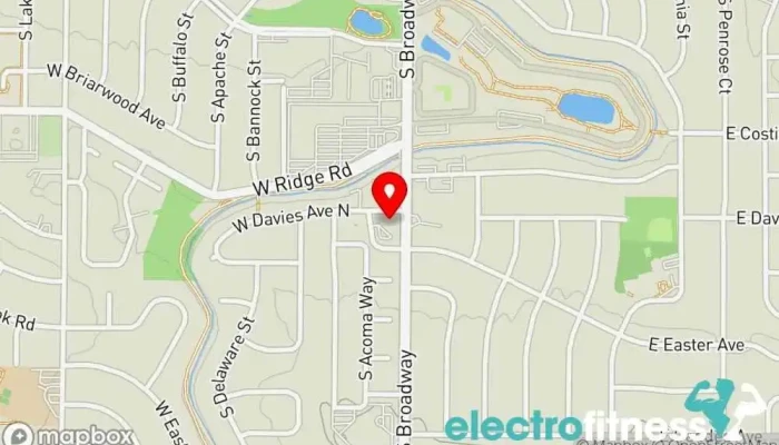 map of LiveFit Wellness Suites Wellness center, Gym, Medical spa in Littleton