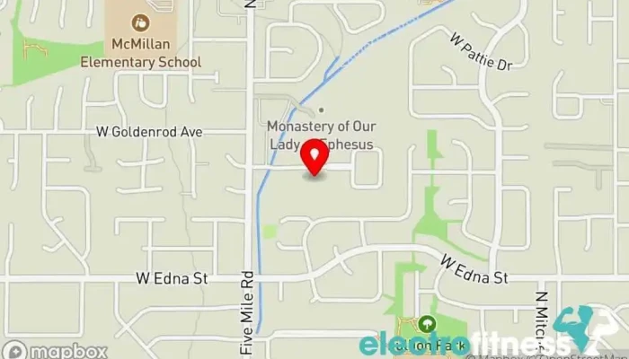 map of Lively Balance Yoga studio in Boise
