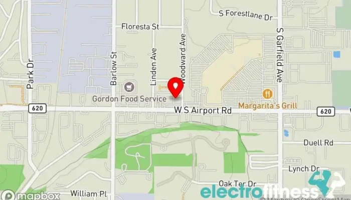 map of Living Beyond Yoga Yoga studio in Traverse City