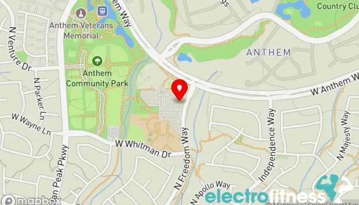 map of LL Fitness LLC Personal trainer, Health consultant, Nutritionist, Weight loss service in Anthem