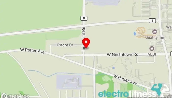 map of Lone Star Physiques Physical fitness program in Kirksville