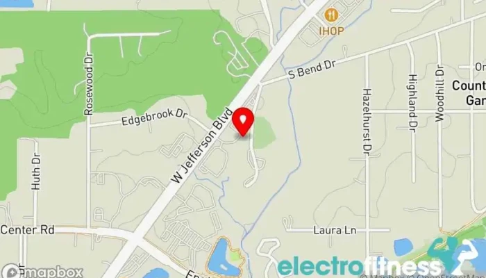 map of LONGevity Fitness Fitness center in Fort Wayne