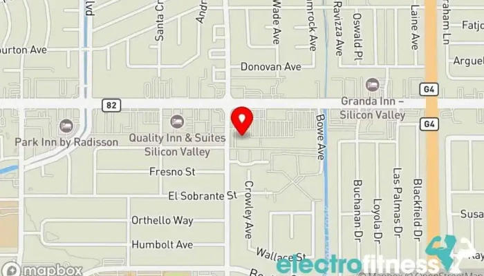 map of Loopkicks Tricking Bay Area Martial arts school, Aerial sports center, Gymnastics center in Santa Clara