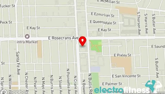 map of LP Fitness Fitness center in Compton