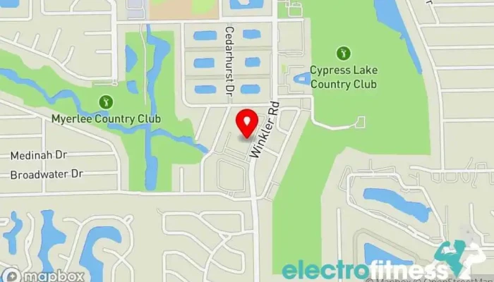 map of Lu Ann Moss CPT LLC Personal trainer, Gym, Health consultant, Physical fitness program in Fort Myers
