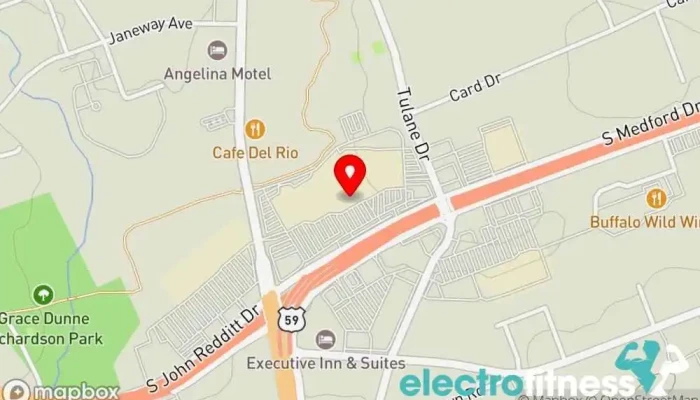 map of Lufkin Mall Shopping mall in Lufkin