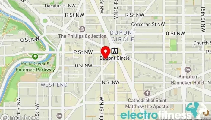map of MADabolic Dupont Gym in Washington
