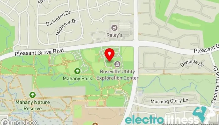 map of Mahany Fitness Center Fitness center, Gym in Roseville