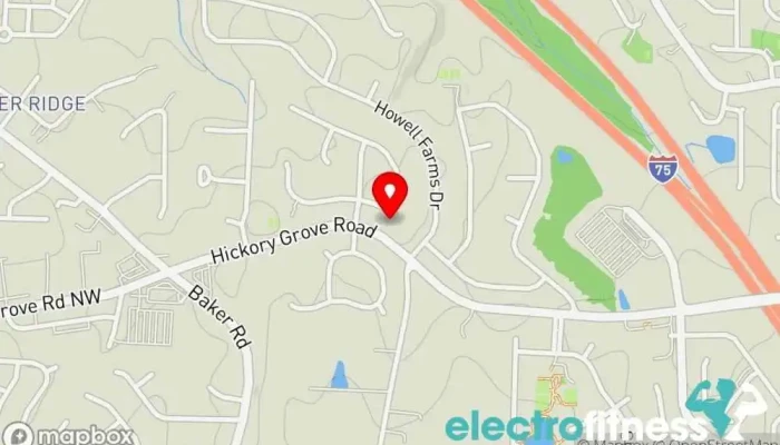 map of Maxgevity Fitness Personal trainer in Acworth