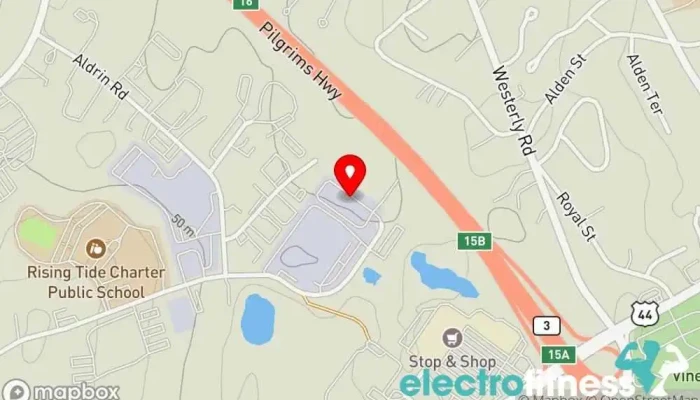 map of MB Performance Institute, Gym Fitness center, Gym, Personal trainer, Physical fitness program in Plymouth