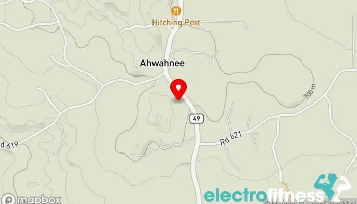 map of MD Fitness Gym in Ahwahnee