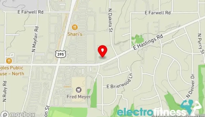 map of MDRNFITNESS SPOKANE Physical fitness program, Fitness center in Spokane