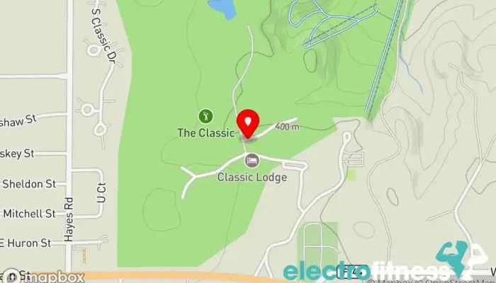 map of MH Pilates Pilates studio in Gaylord
