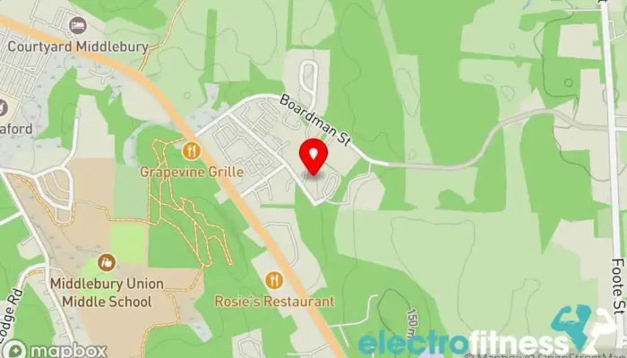 map of Middlebury Fitness Fitness center in Middlebury