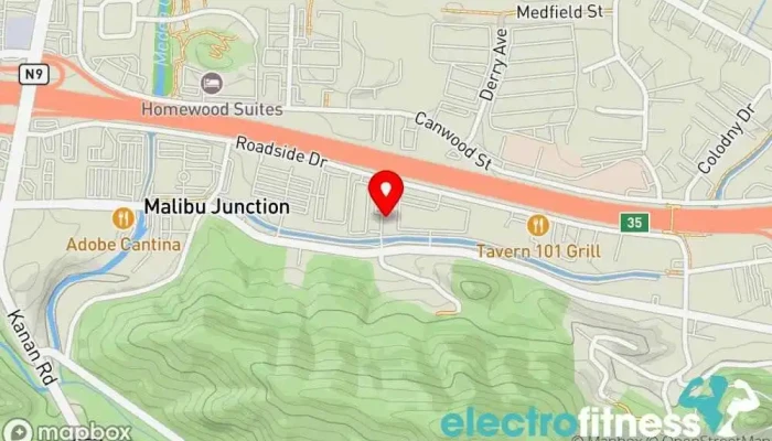 map of Mind Body Fitness Personal Training Personal trainer in Agoura Hills