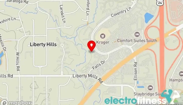 map of Mindful Movements Pilates Studio Pilates studio in Fort Wayne