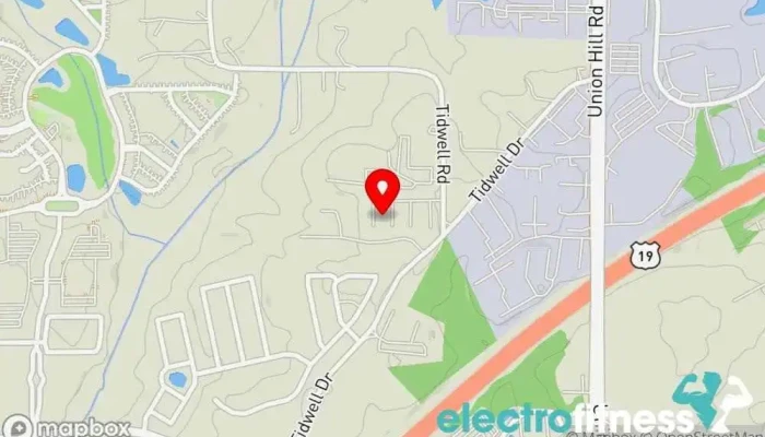 map of Morris Fitness Wrestling Physical fitness program, Personal trainer in Alpharetta