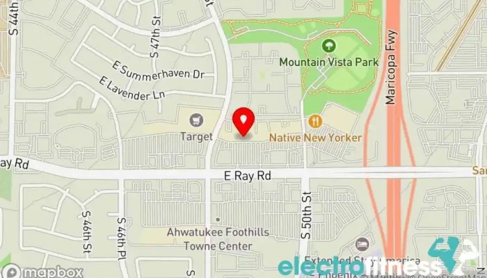 map of Mountainside Fitness Ahwatukee Fitness center, Gym, Personal trainer, Weightlifting area, Yoga studio in Phoenix