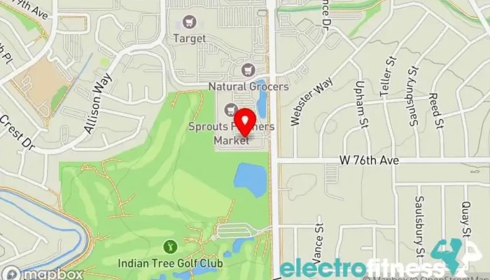map of My Gym Children's Fitness Center Of Arvada Gymnastics center in Arvada