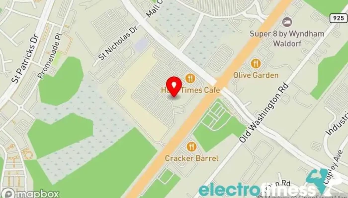 map of My Gym of Waldorf Gym, Party planner in Waldorf