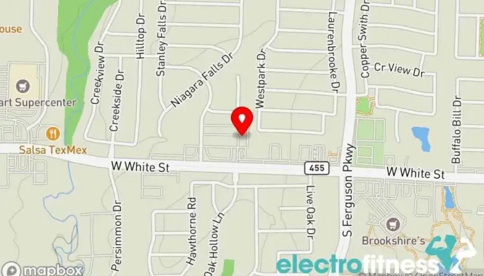 map of Namaste Fit Yoga studio, Fitness center in Anna