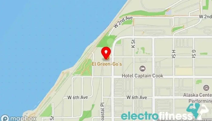 map of Namaste North Yoga and Wellness Yoga studio, Meditation center in Anchorage