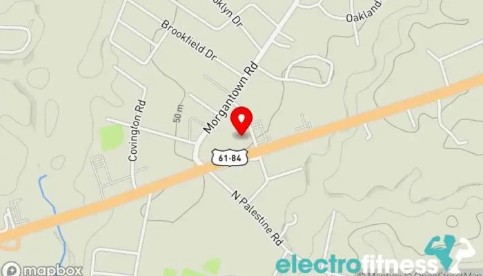 map of Natchez Total Fitness Fitness center in Natchez