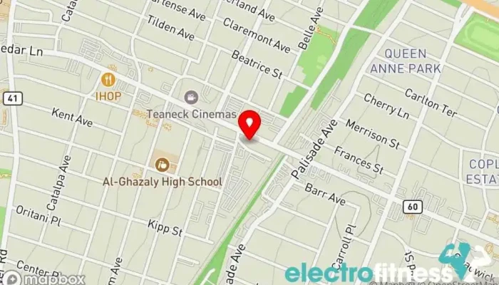 map of National Personal Training Institute Physical fitness program, Educational institution, Fitness center, Gym, Personal trainer, Trade school, Training centre in Teaneck