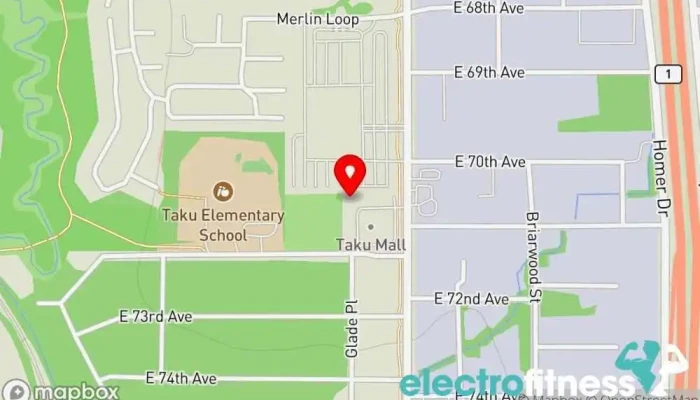 map of National Personal Training Institute Trade school, Adult education school, Education center, Fitness center, Physical fitness program in Anchorage