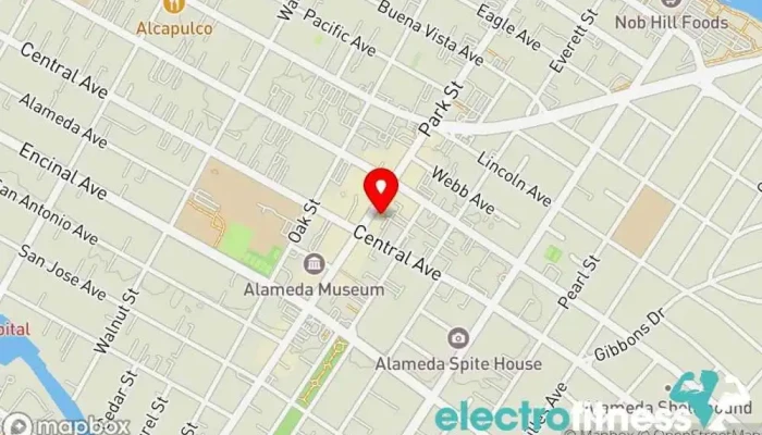 map of Navarro Fitness Center Personal trainer in Alameda