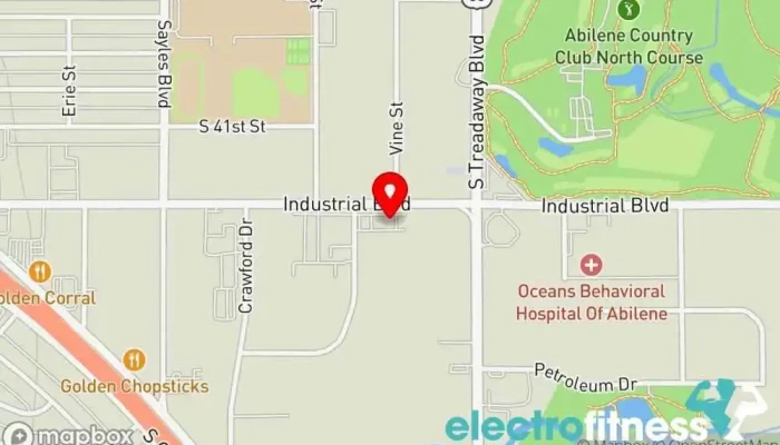 map of NEAT Coaching Gym in Abilene