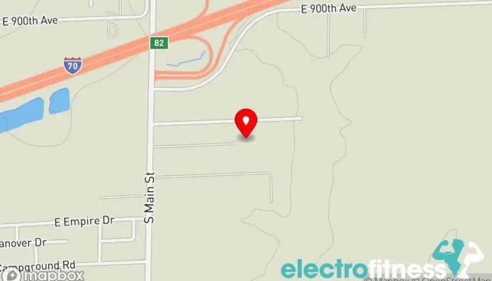 map of Neeley’s Tumble & Fitness Gymnastics center in Altamont