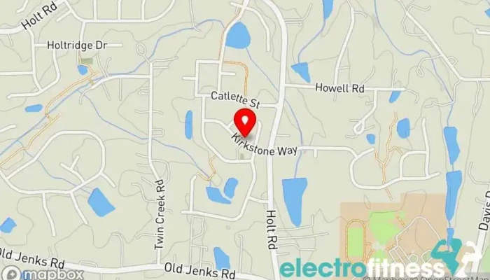 map of New Strength For You LLC Physical fitness program in Apex