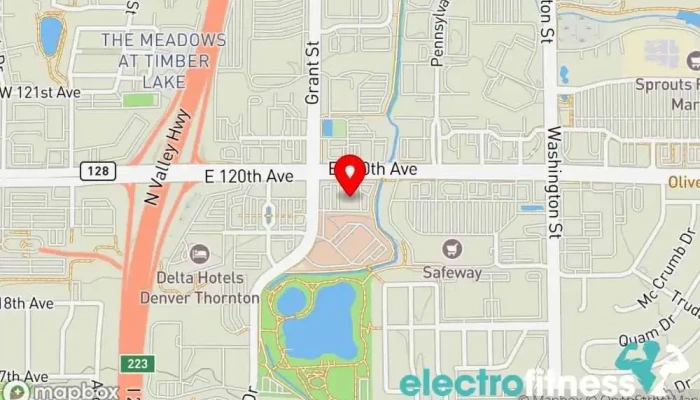 map of New You Crew Nutrition & Fitness Fitness center, Nutritionist, Personal trainer, Weight loss service in Northglenn
