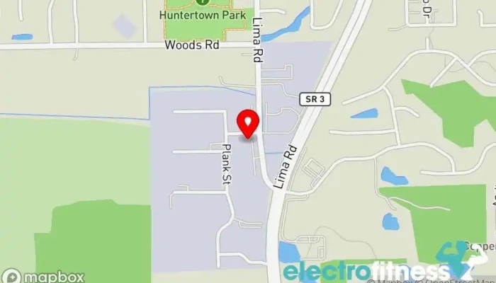 map of Next Level Health & Fitness LLC Personal trainer in Fort Wayne