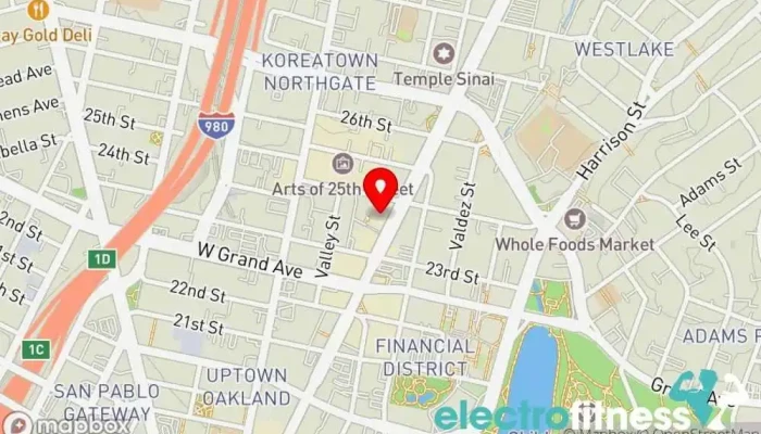 map of Nu Fitness Personal trainer, Nutritionist in Oakland