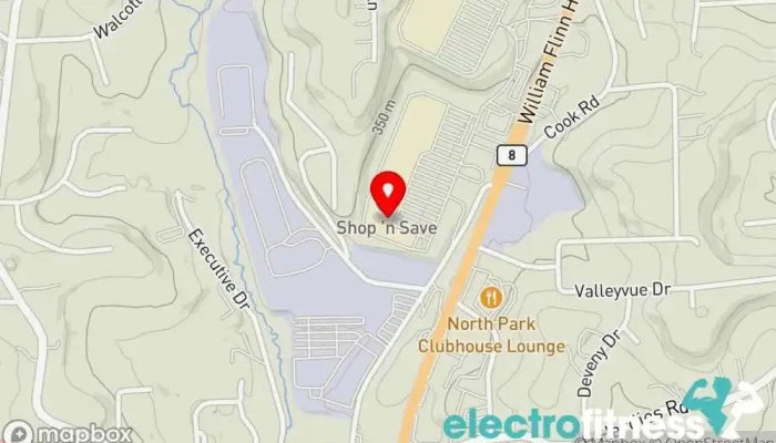 map of NuAge Fitness Center Fitness center in Gibsonia