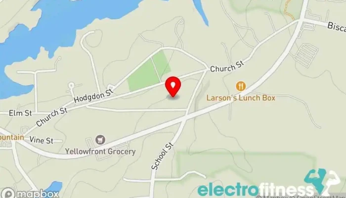 map of Ocean Blue Fitness Personal trainer, Gym, Physical fitness program in Damariscotta