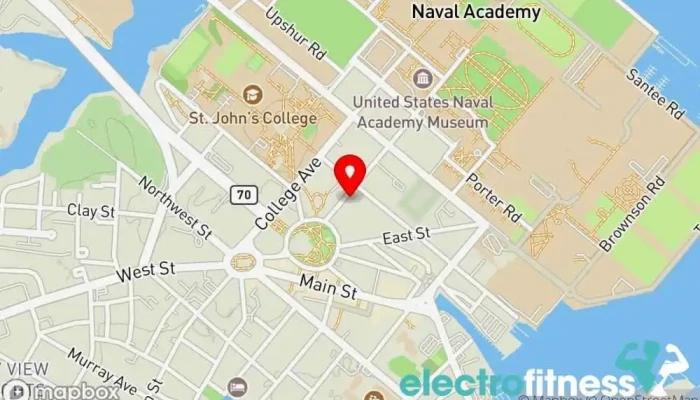 map of Official Fitness LLC Personal trainer, Group accommodation in Annapolis