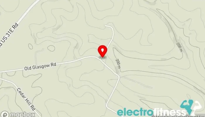 map of OMEGA FORCE STRENGTH TEAM Gym in Scottsville