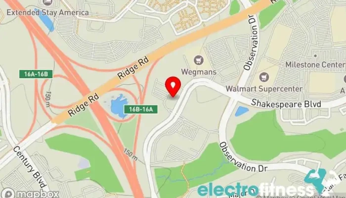 map of Onelife Fitness - Germantown Gym, Fitness center, Sports club in Germantown