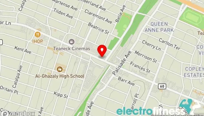 map of OnPoint Fitness Studio Gym, Personal trainer, Physical fitness program, Weight loss service in Teaneck