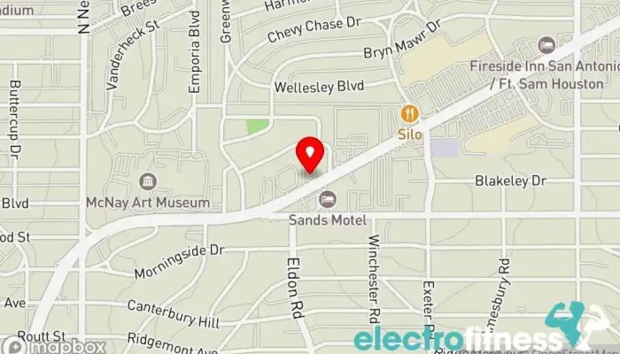 map of Operation Functional Fitness Personal trainer in San Antonio