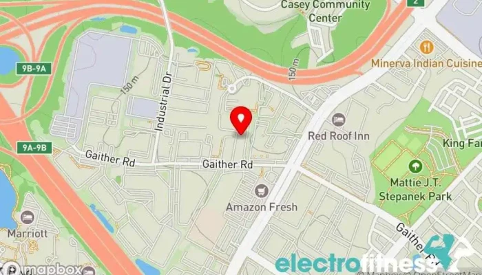 map of OPEX Shady Grove Personal trainer, Fitness center, Gym, Physical fitness program, Women's personal trainer in Gaithersburg