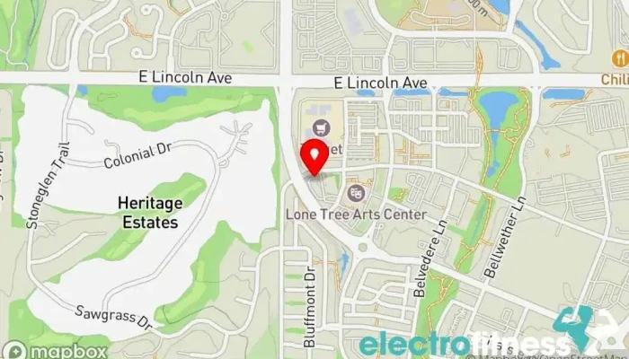map of Orangetheory Fitness Lone Tree Gym, Fitness center, Personal trainer, Physical fitness program in Lone Tree