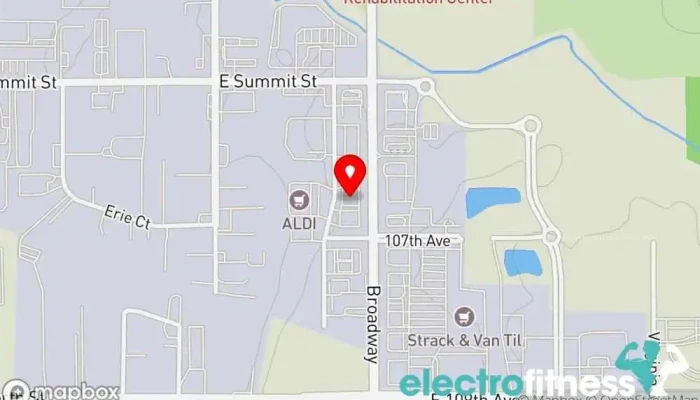 map of Orangetheory Fitness Gym, Fitness center, Personal trainer, Physical fitness program in Crown Point